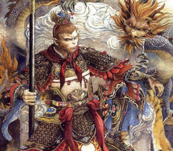 中国传奇水怪无支祁,无支祁是孙悟空的本形?(形状猿猴火眼金睛)