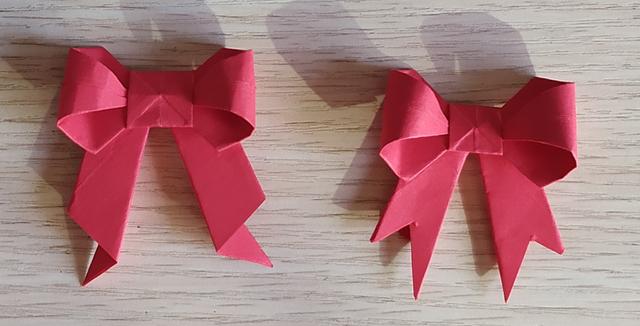 蝴蝶结100种折纸（折纸实例十漂亮的蝴蝶结）(14)