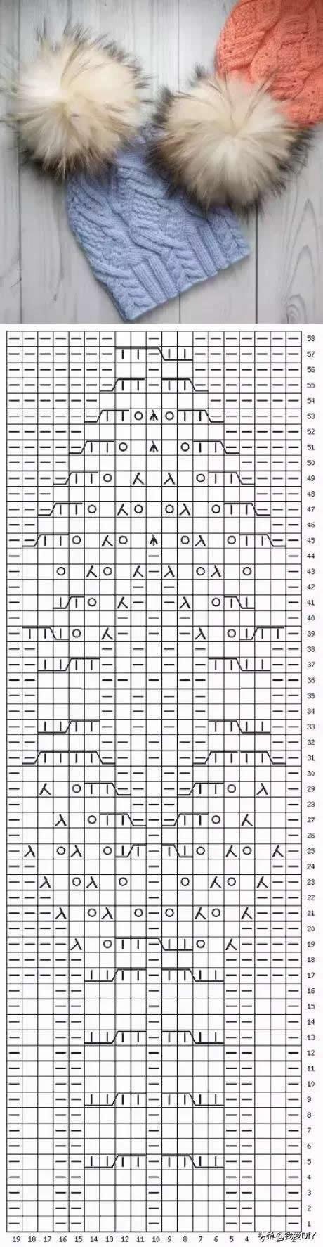 简单漂亮毛线帽子棒针编织(20款棒针编织帽子)(33)