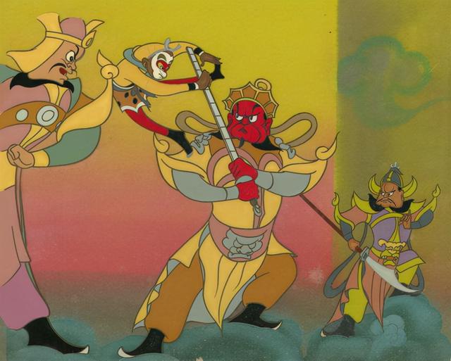 关于孙悟空的老动画(1978年看大闹天宫孙悟空以动画形象风靡全国)(6)