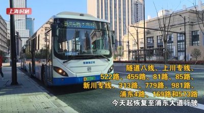 ​浦东拟新辟调整12条公交线路（上海浦东大道上的公交车又回来了）