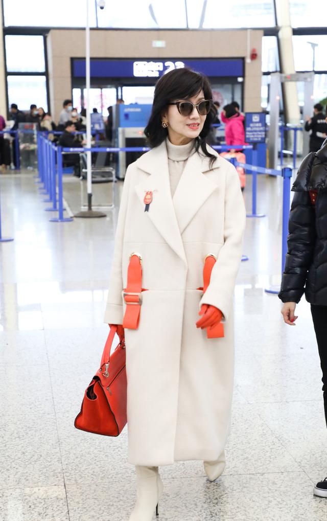 赵雅芝和黄恺杰(赵雅芝与33岁小儿子现身机场)(3)