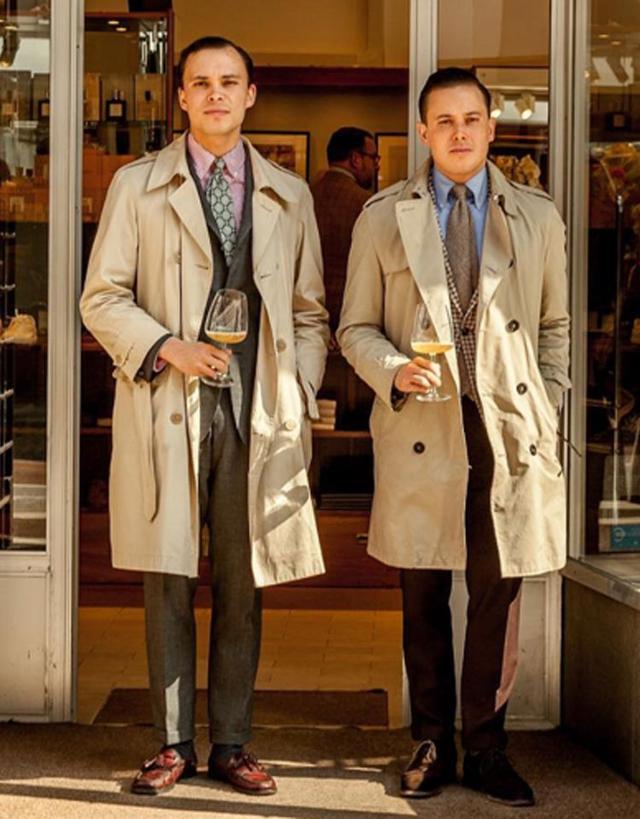 男士穿风衣怎么搭配（真正有品位的男人）(9)
