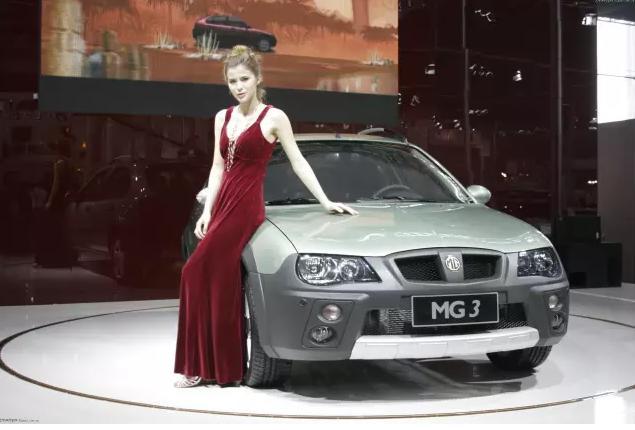 上海车展十大最惊艳车模合集（这是两地不同胆大的车模）(12)