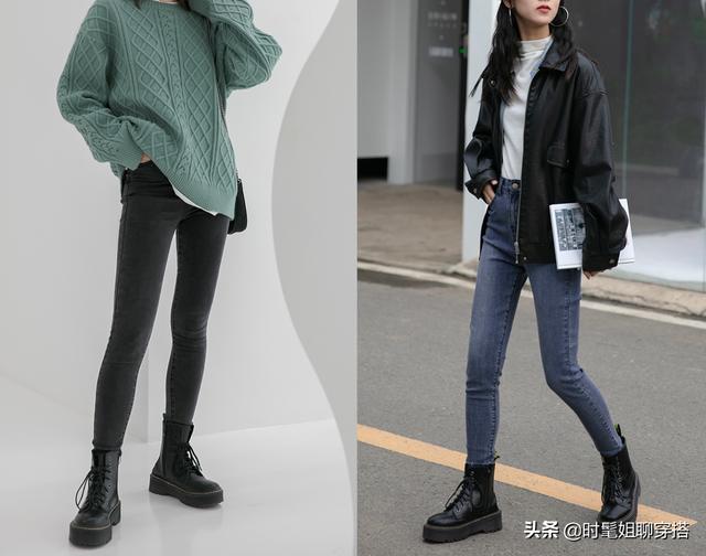 这才是马丁靴的正确穿搭（马丁靴怎么穿才好看）(19)