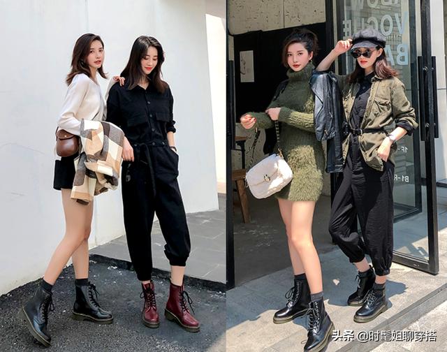 这才是马丁靴的正确穿搭（马丁靴怎么穿才好看）(12)