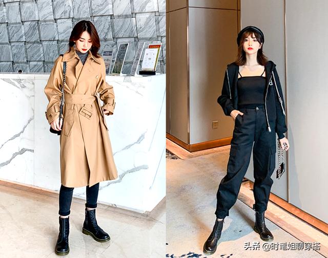这才是马丁靴的正确穿搭（马丁靴怎么穿才好看）(14)