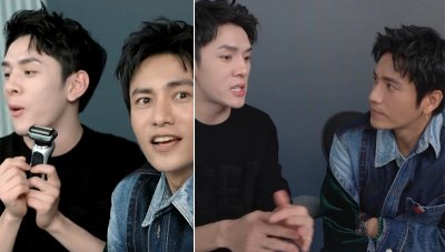 ​李佳琦与男明星直播间里同框 口才赢了白皮肤也从没输过