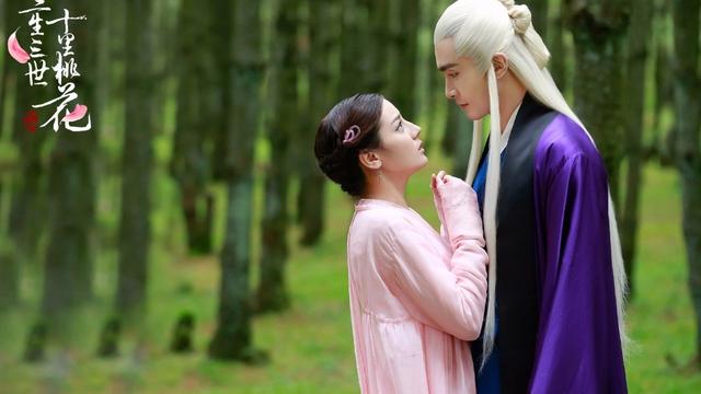 三生三世十里桃花唯美高清图（三生三世十里桃花剧照壁纸）(3)