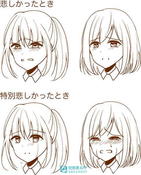 手把手教你画动漫人物的步骤图(漫画人物表情怎么画)(8)