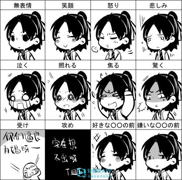 手把手教你画动漫人物的步骤图(漫画人物表情怎么画)(2)