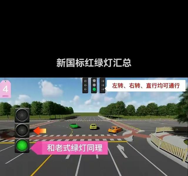 如何看懂新国标红绿灯（官方发布的新版国标红绿灯解读）(7)