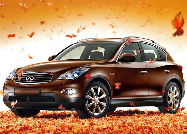 英菲尼迪ex25新车(换轮之后的英菲尼迪EX25)(1)
