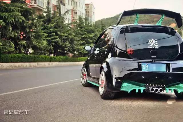 比亚迪f0改装最佳效果(岛城改装车实拍)(2)