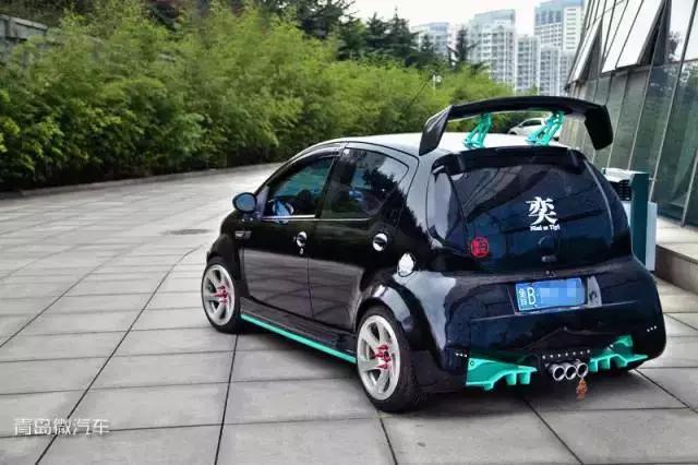 比亚迪f0改装最佳效果(岛城改装车实拍)(9)