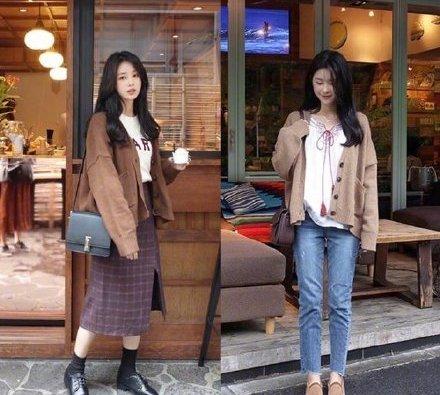 毛衣开衫甜美穿搭(初秋气质单品毛衣开衫)(4)