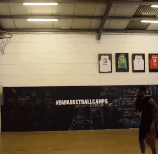 篮球教学之最基本的投篮动作(篮球教学几个简单练习)(4)