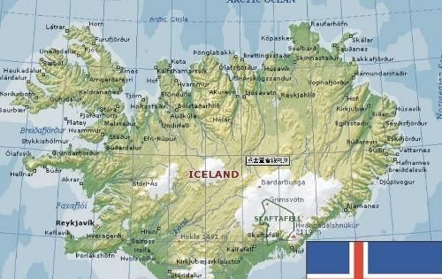 地图上冰岛在什么位置
