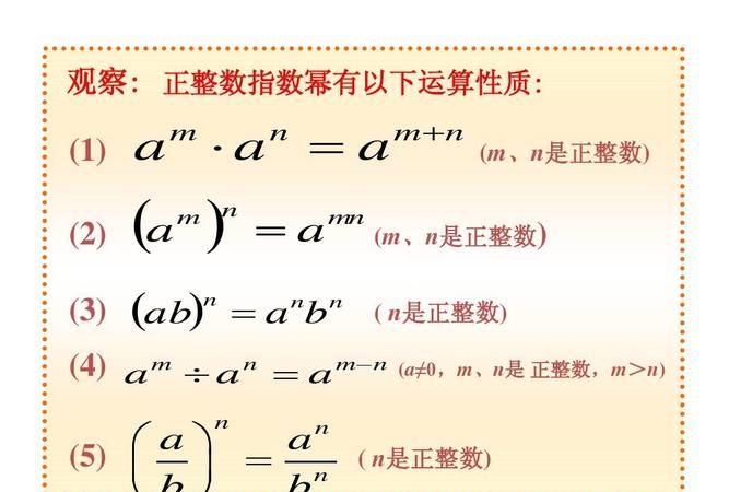 什么是正整数指数幂的形式:正整数指数幂是什么意思