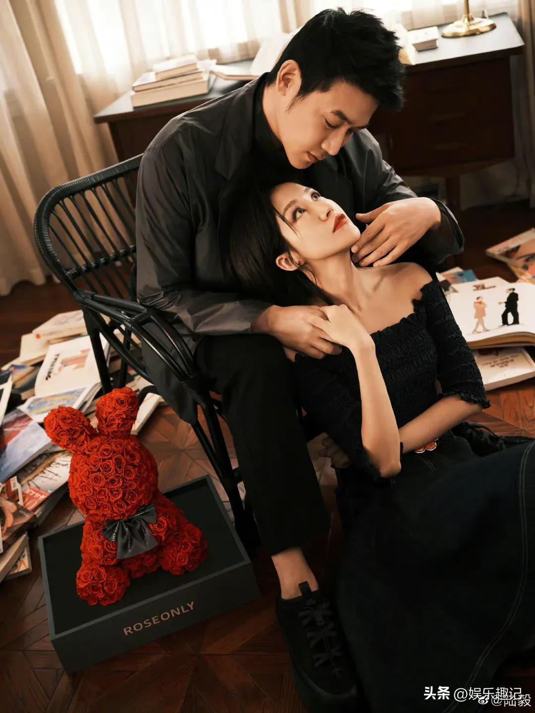 众星情人节情侣海报大全,胡先煦张子枫最意外,杨紫范丞丞最甜!