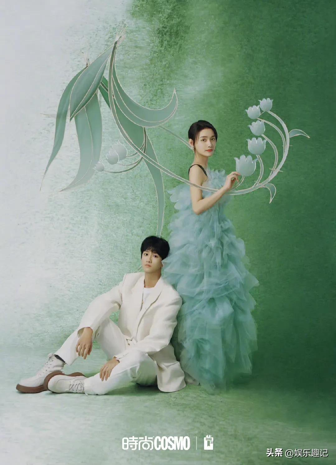 众星情人节情侣海报大全,胡先煦张子枫最意外,杨紫范丞丞最甜!