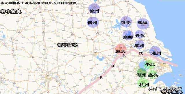 元末诸侯割据势力(元末诸侯割据形势图)