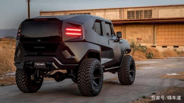 军用级高性能越野SUV,Rezvani Tank可选防弹装甲及夜视系统-