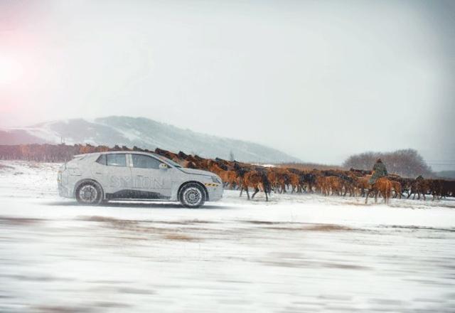 拜腾M-Byte电动SUV完成寒冷天气测试,预计年底投产-