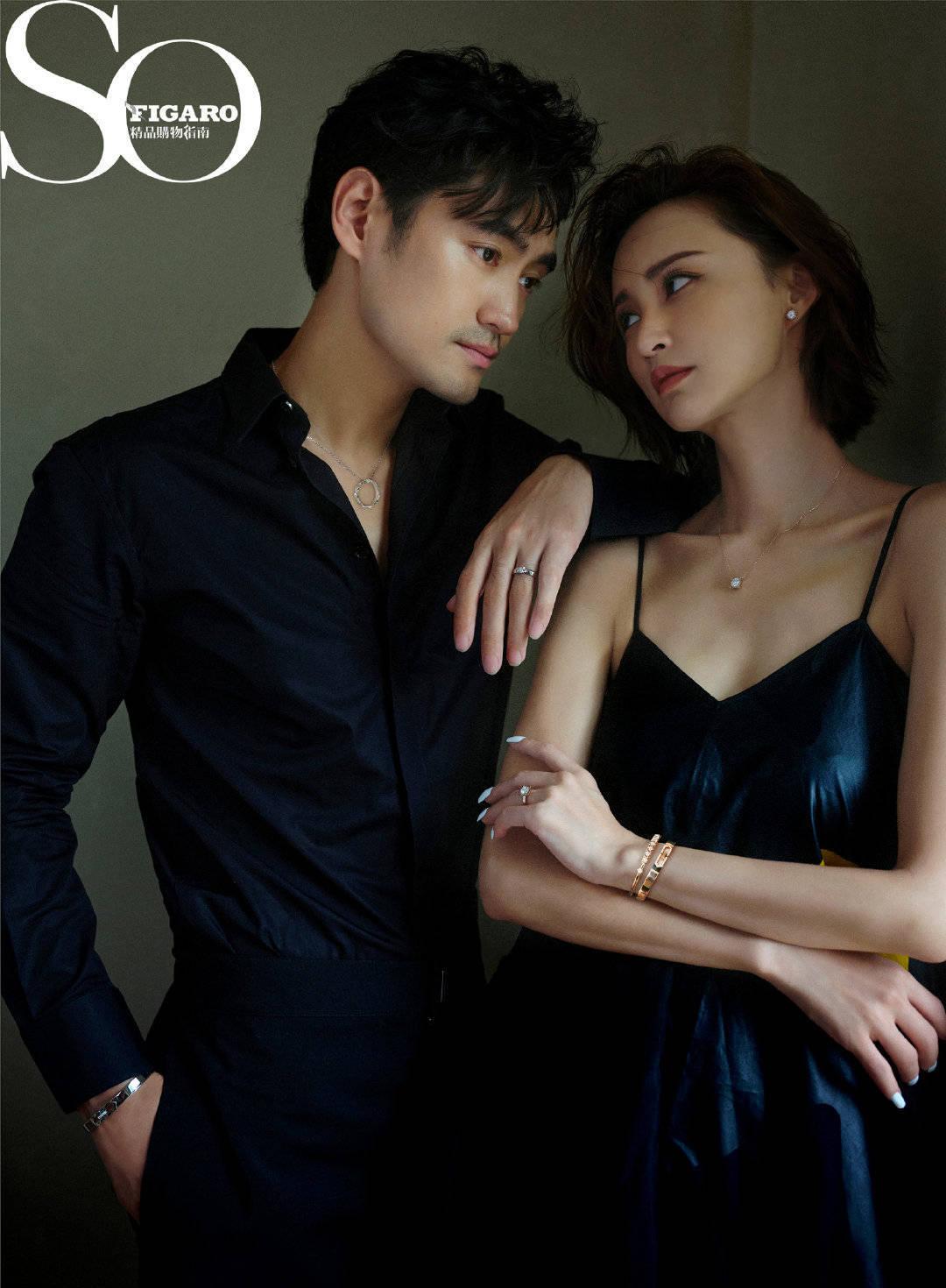 袁弘张歆艺七夕情侣大片!眼神拉丝的神仙眷侣