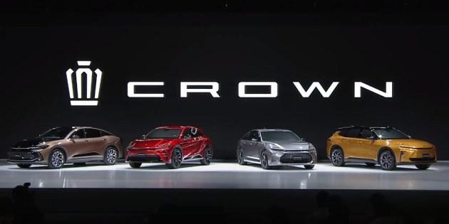 全新丰田皇冠家族全球首发 包含轿车/跨界车/SUV等多款车型-