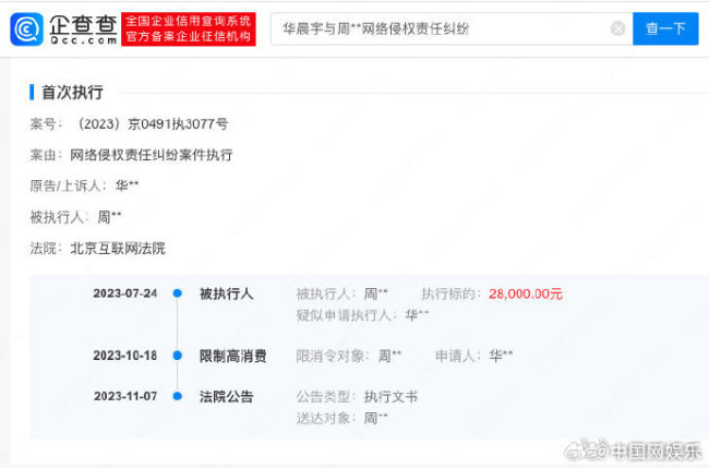 网络不是法外之地!华晨宇申请强制黑粉道歉