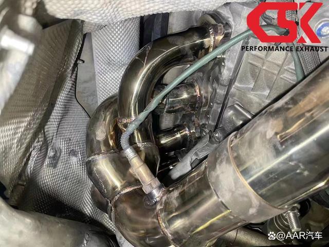 “大鹏展翅”奔驰SLS，升级CSK芭蕉直通头段，轰鸣嗨翻天~-