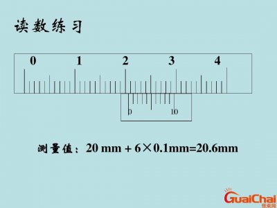 ​游标卡尺的读数方法图解 游标卡尺的读数方法例题