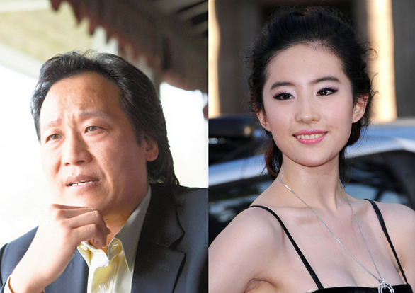 刘亦菲陪干爹睡觉