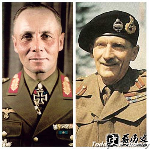 隆美尔与蒙哥马利