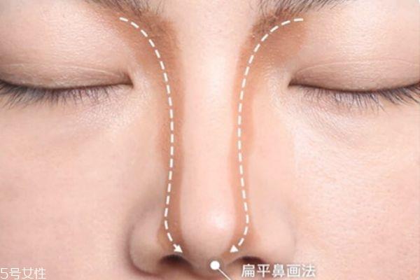修容棒怎么画鼻子 鼻影的画法图解 修容棒怎么画鼻子 鼻影的画法图解