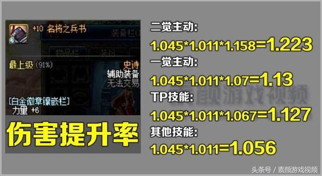 DNF:名将之兵书伤害提升详解,在90史诗面前有怎样地位?!