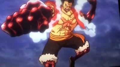 ​海贼王剧场版：路飞变身四档蛇人,单挑巴雷特，结果差点被他杀死