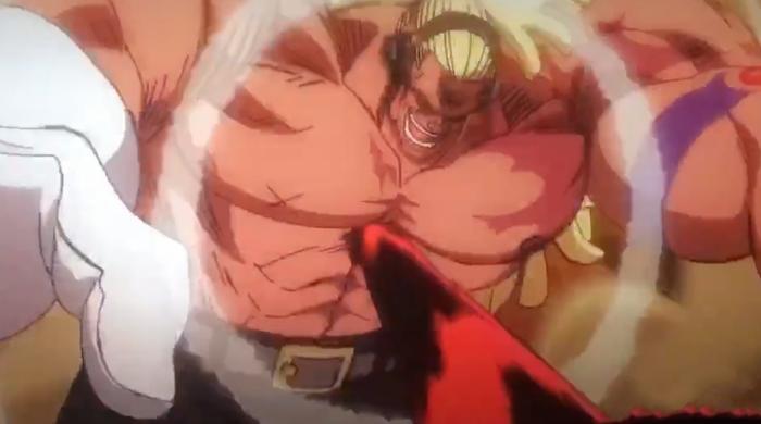 海贼王剧场版:路飞变身四档蛇人,单挑巴雷特,结果差点被他杀死