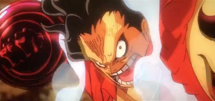 海贼王剧场版:路飞变身四档蛇人,单挑巴雷特,结果差点被他杀死