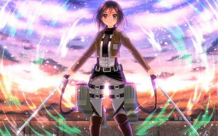 《进击的巨人》三笠的50个小秘密，从小失去的太多，承受的太多