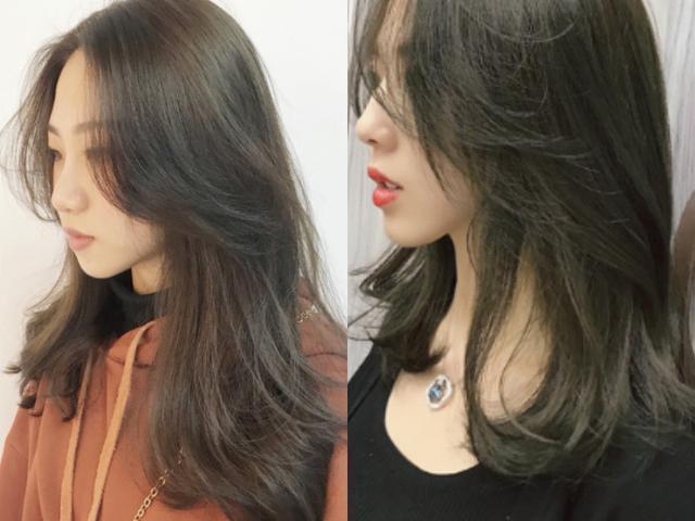 秋季最流行的“青棕发色”发型颜色,真的超级显白!