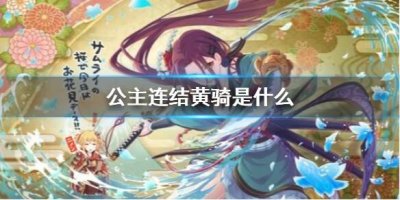 ​公主连结黄骑是谁