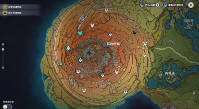 ​原神层岩巨渊老石位置分布图