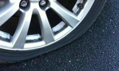 ​汽车轮胎没气了还能开吗