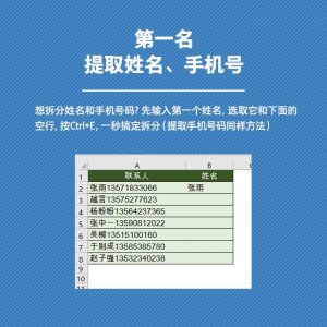 ​11个Excel运用小技巧，看完这些不用求人了！