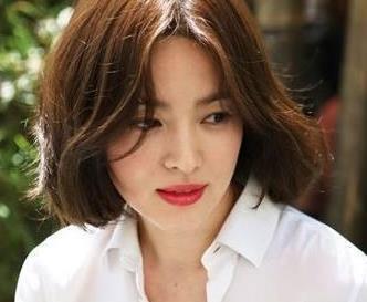 中分短发烫发韩范图片,全是韩国小姐姐大爱款