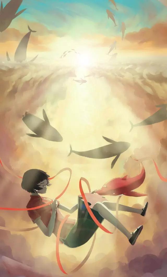 一组鲲鱼漫画美图,喜欢动漫的朋友不要错过,高清可做手机壁纸