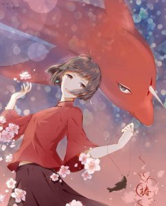 ​一组鲲鱼漫画美图，喜欢动漫的朋友不要错过，高清可做手机壁纸