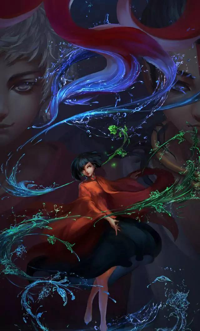 一组鲲鱼漫画美图,喜欢动漫的朋友不要错过,高清可做手机壁纸